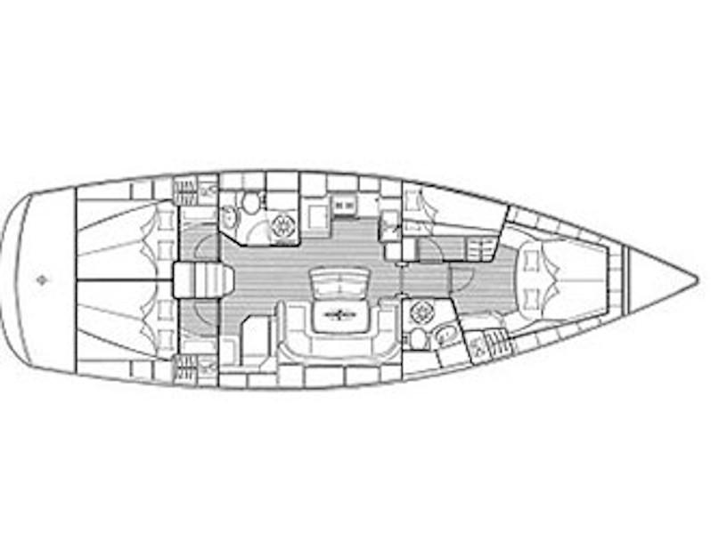 Book yachts online - sailboat - Bavaria 46 Cruiser - Promitheus - rent