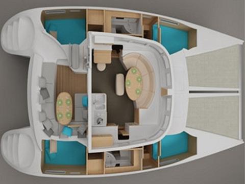 Book yachts online - catamaran - Lagoon 380 - Tamara - rent