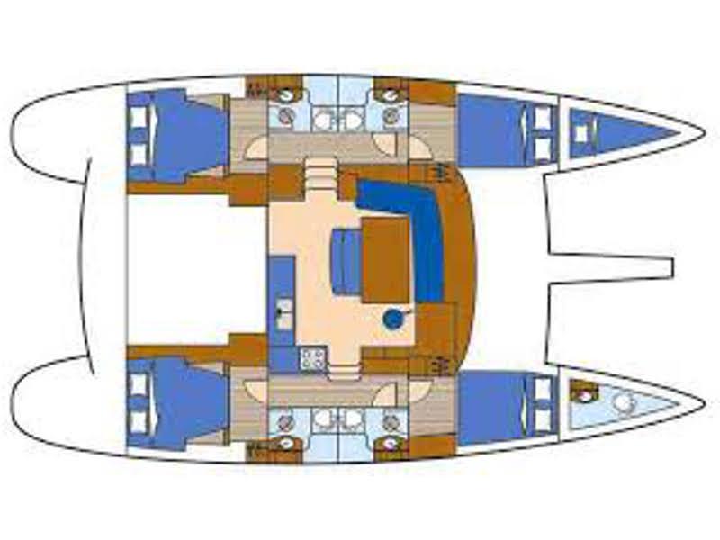 Book yachts online - catamaran - Lagoon 440 (4+2 cab.) - Futuna T - rent
