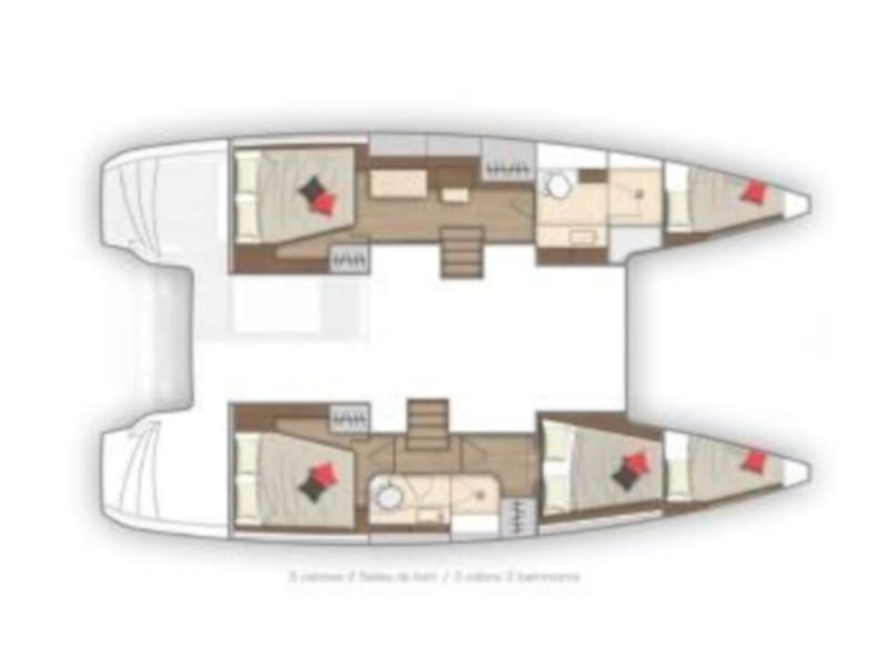 Book yachts online - catamaran - Lagoon 40 (3+2 cab.) - Millennium Falcon - rent