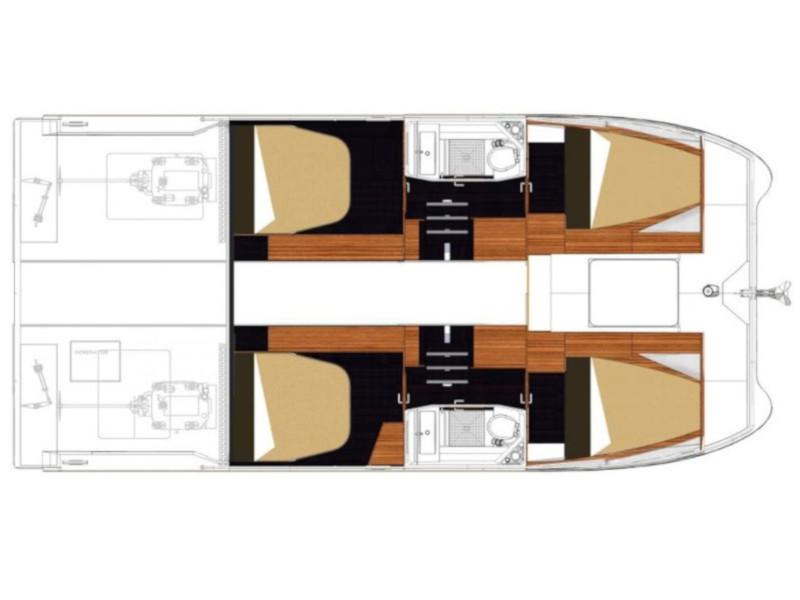 Book yachts online - powercatamaran - MY 37- 4. cab. - Kalea - rent