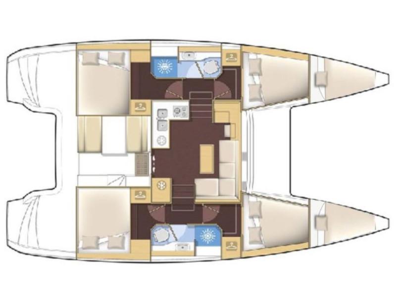 Book yachts online - catamaran - Lagoon 39 - Bumblebee - rent