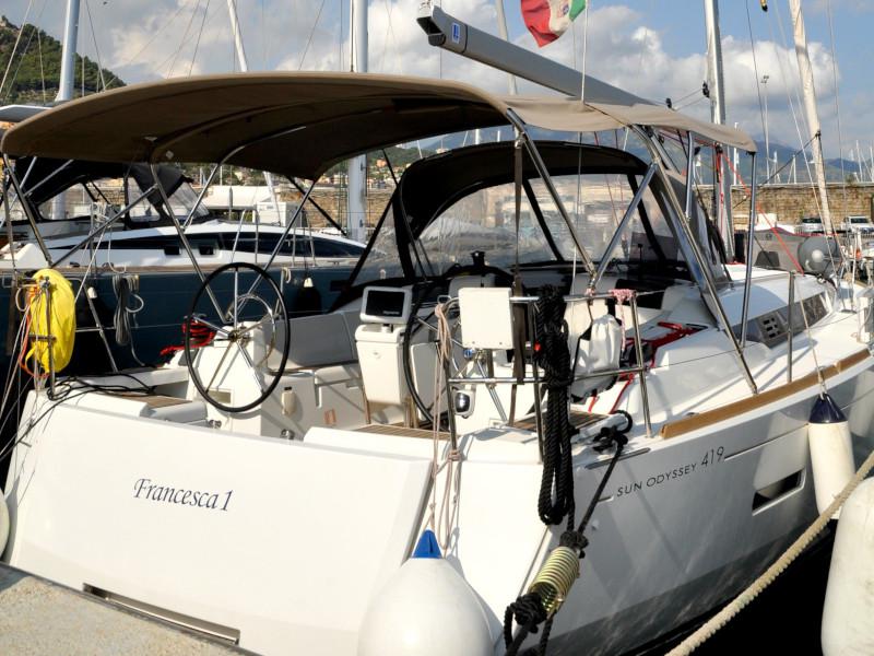 Book yachts online - sailboat - Sun Odyssey 419 - Francesca - rent