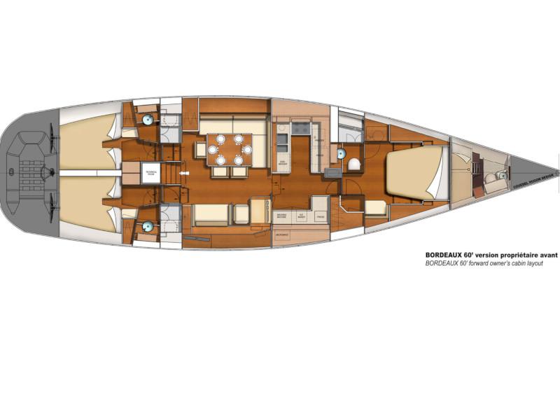 Book yachts online - sailboat - CNB Bordeaux 60 - AnnaBolina - rent