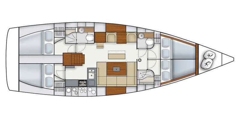 Book yachts online - sailboat - Hanse 445 - Silba I - rent