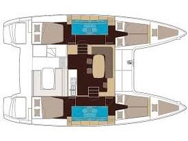 Book yachts online - catamaran - Lagoon 40 - Adriana - rent