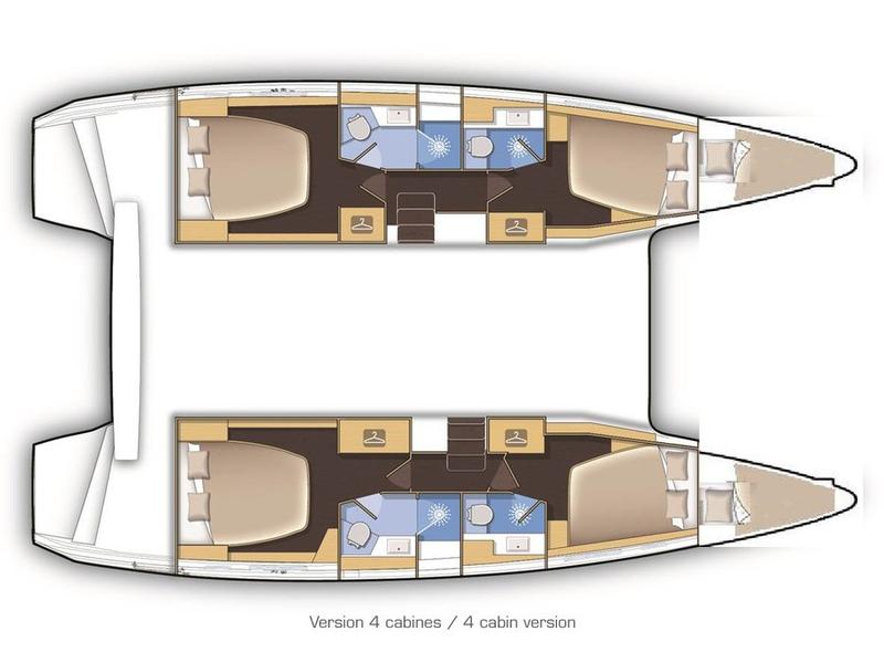 Book yachts online - catamaran - Lagoon 42 - Aura (skippered) - rent