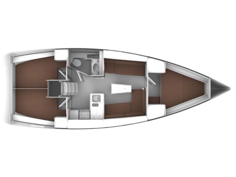 Book yachts online - sailboat - Bavaria 37 - Lady Ann - rent