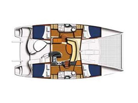 Book yachts online - catamaran - Leopard 40 - Seamone - rent