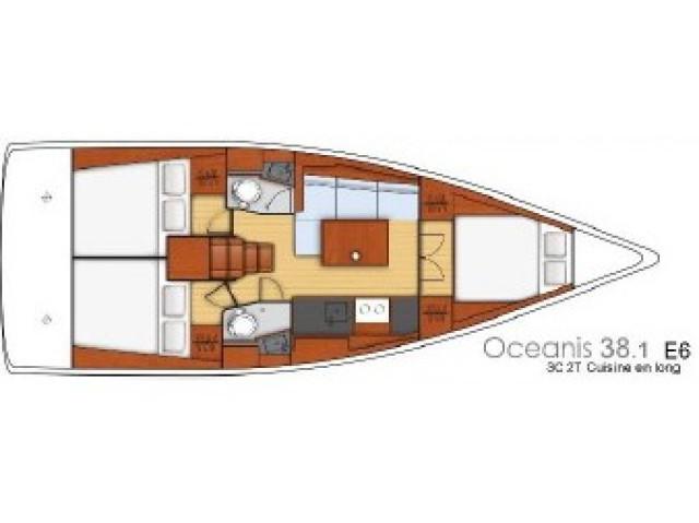 Book yachts online - sailboat - Oceanis 38.1 - Lampo - rent