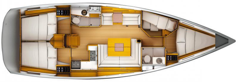 Book yachts online - sailboat - Sun Odyssey 449 - No Stress - rent