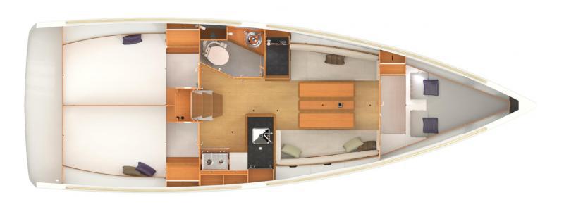 Book yachts online - sailboat - Sun Odyssey 349 - My Cloud - rent