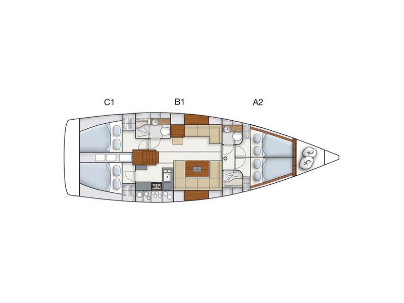 Book yachts online - sailboat - Hanse 445 - Nerej - rent