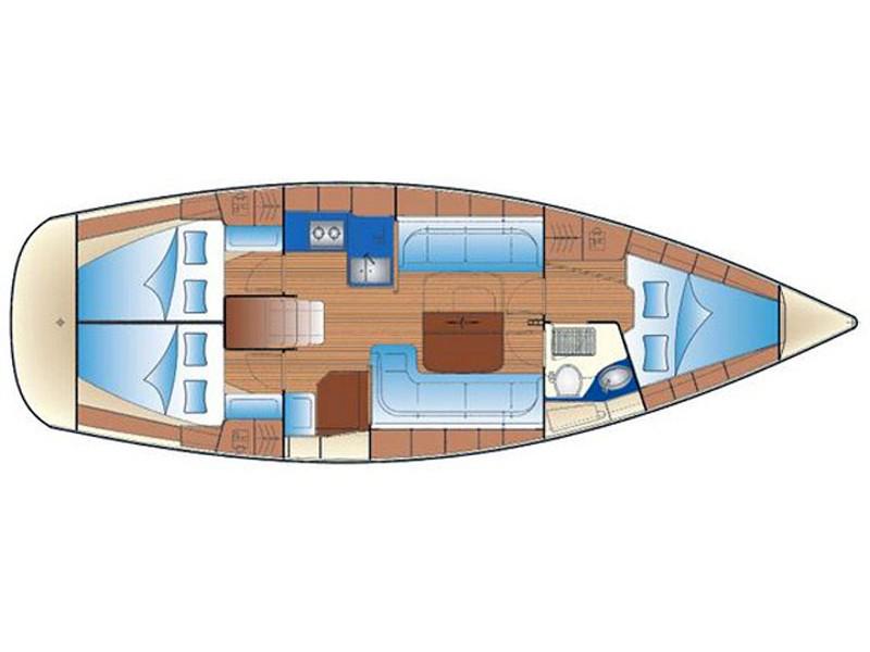 Book yachts online - sailboat - Bavaria 37 Cruiser - Mondo - rent
