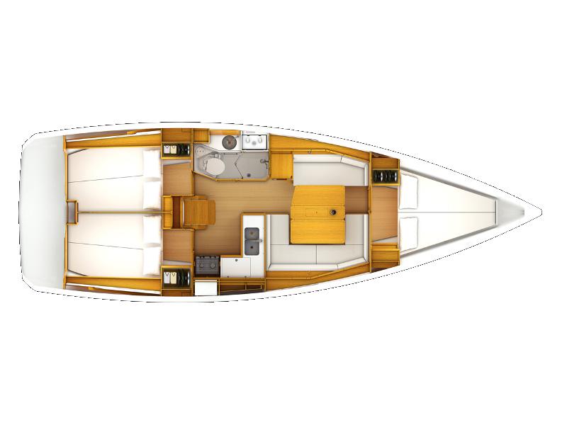 Book yachts online - sailboat - Sun Odyssey 379 - Soprano - rent