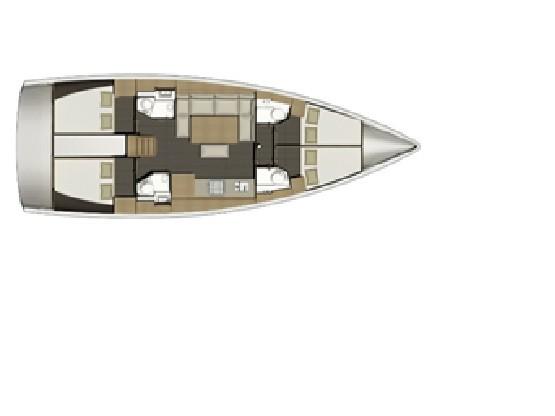 Book yachts online - sailboat - Dufour 460 Grand Large - Alegro - rent
