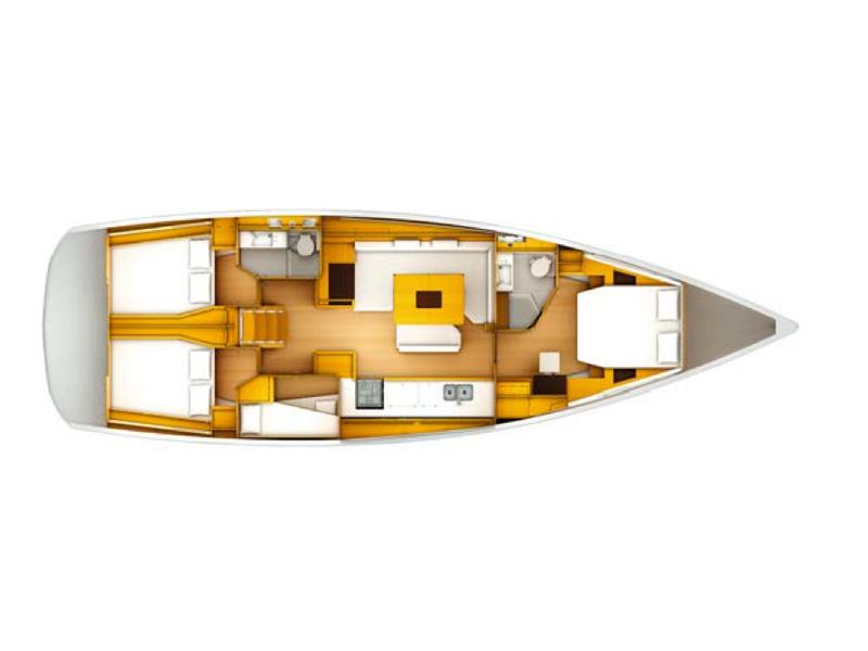 Book yachts online - sailboat - Sun Odyssey 509 Owner - Dodo - rent