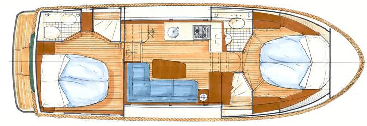 Book yachts online - motorboat - Linssen New Classic 32 AC - Paula (Sa) - rent