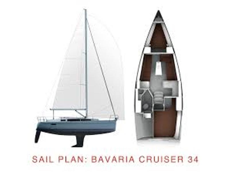 Book yachts online - sailboat - Bavaria Cruiser 34 Style - COOKIE - rent