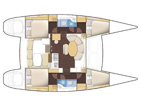 Book yachts online - catamaran - Lagoon 380 S2 - GIULIA - rent