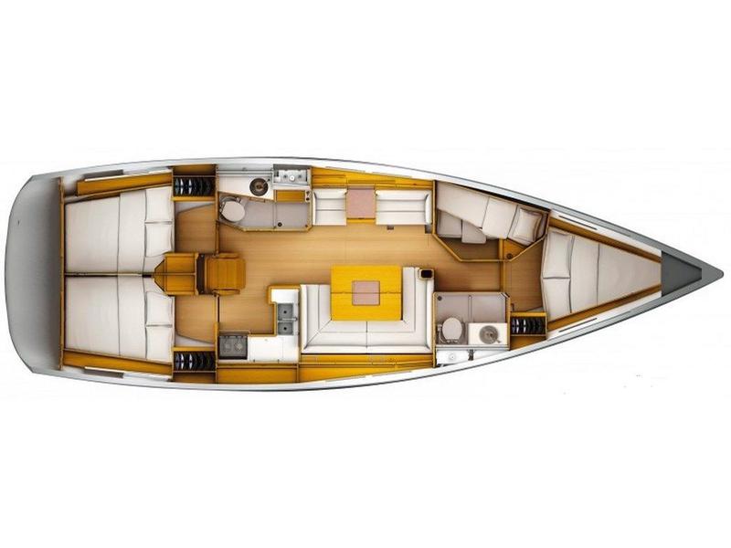 Book yachts online - sailboat - Sun Odyssey 439 - InT-SO 439 (sails 2018) - rent