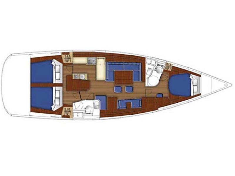 Book yachts online - sailboat - Oceanis 50 - Bamapise - Standard line - rent