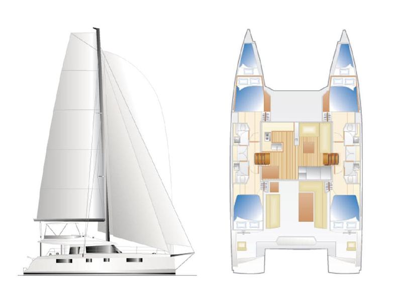 Book yachts online - catamaran - Nautitech 46 Fly - Calypso - rent