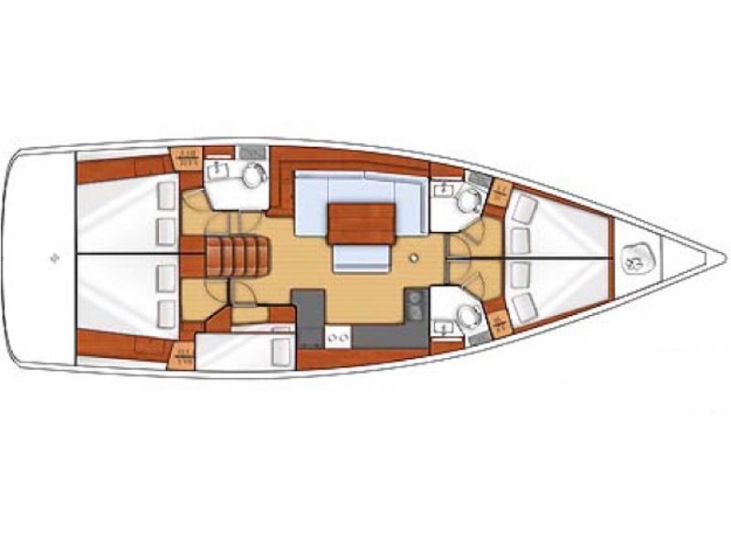 Book yachts online - sailboat - Oceanis 48 - Hesperus - Standard line - rent