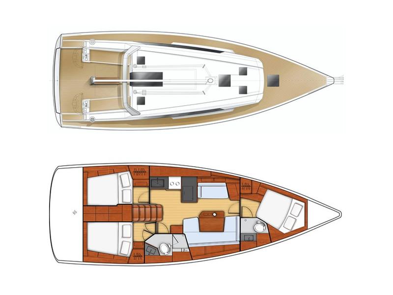 Book yachts online - sailboat - Oceanis 41.1 - Iris - rent