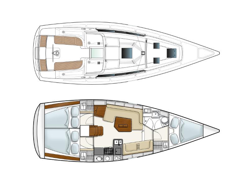 Book yachts online - sailboat - Hanse 350 - Karpouzi - rent