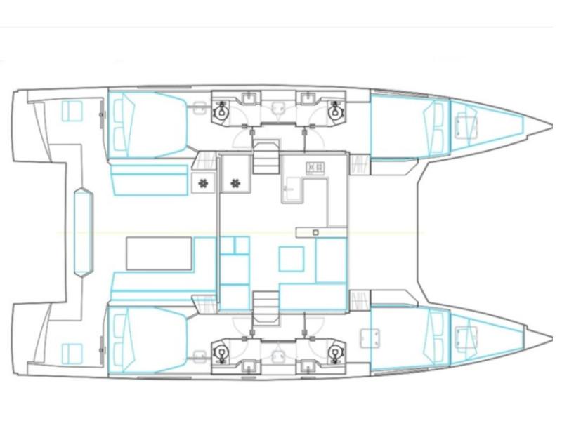 Book yachts online - catamaran - Nautitech 46 - Open Sea - rent