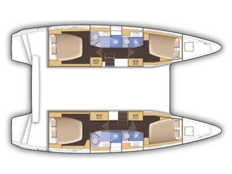 Book yachts online - catamaran - Lagoon 42 - Chamotte - rent