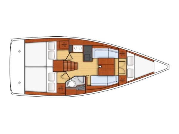 Book yachts online - sailboat - Oceanis 35.1 - Aquarius  - rent