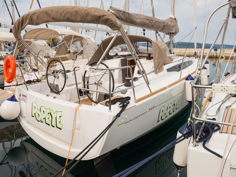 Book yachts online - sailboat - Sun Odyssey 349 - Popeye - rent