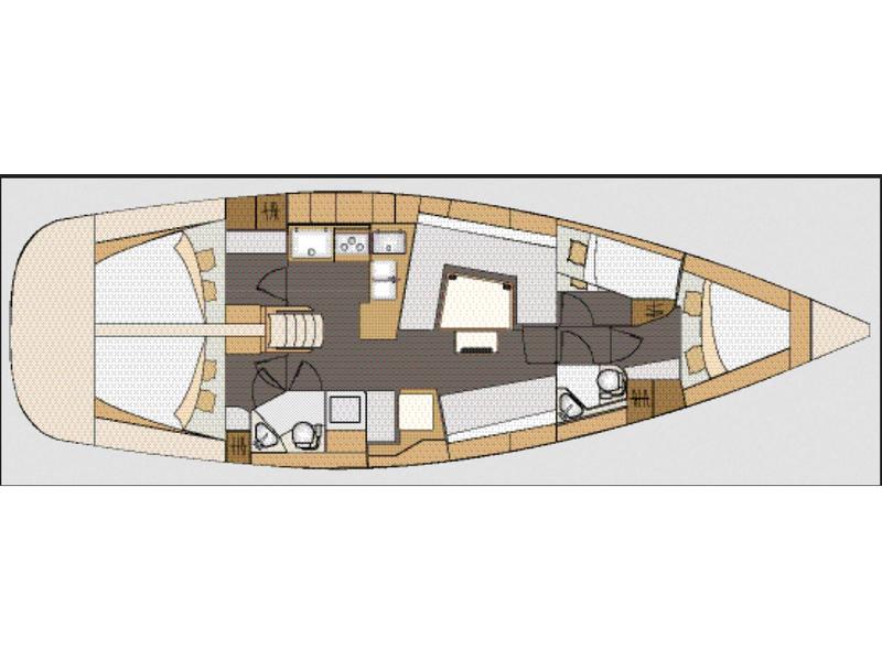 Book yachts online - sailboat - Elan 45 Impression - Her Majesty  - rent