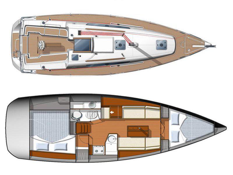 Book yachts online - sailboat - Sun Odyssey 33i - Cima   - rent