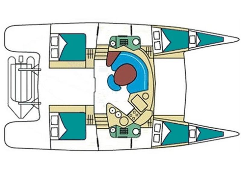 Book yachts online - catamaran - Belize 43 Q - The Big Easy - rent