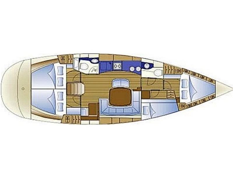 Book yachts online - sailboat - Bavaria 44 - Nil Mare - rent