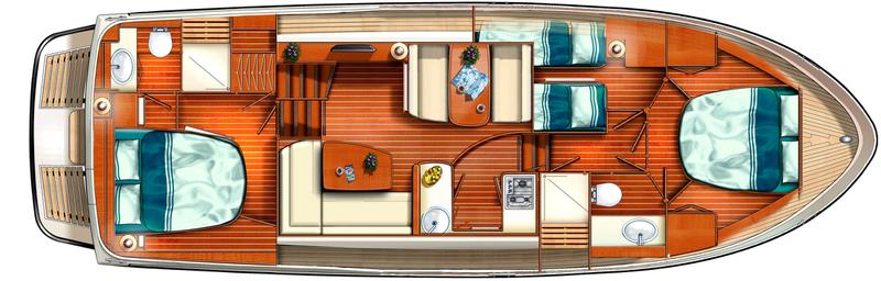 Book yachts online - motorboat - Linssen GS 40.9 AC - WaterLine - rent