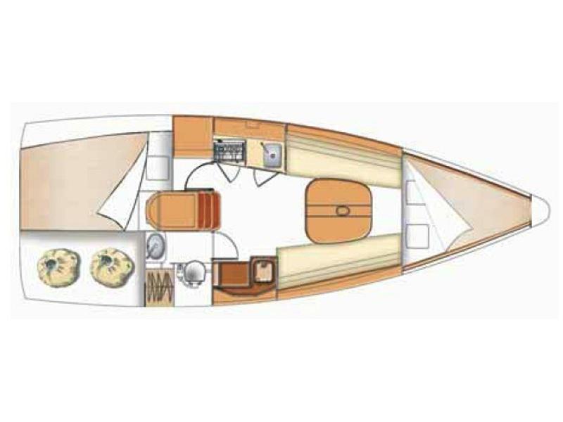 Book yachts online - sailboat - First 27.7 - Bandit - rent