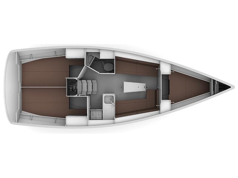 Book yachts online - sailboat - Bavaria Cruiser 34 - FEELING GOOD - rent