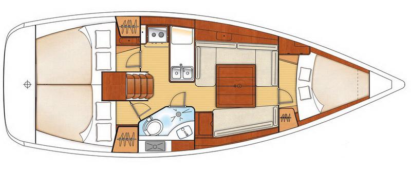 Book yachts online - sailboat - Oceanis 34 - STAR ELISABETH - rent