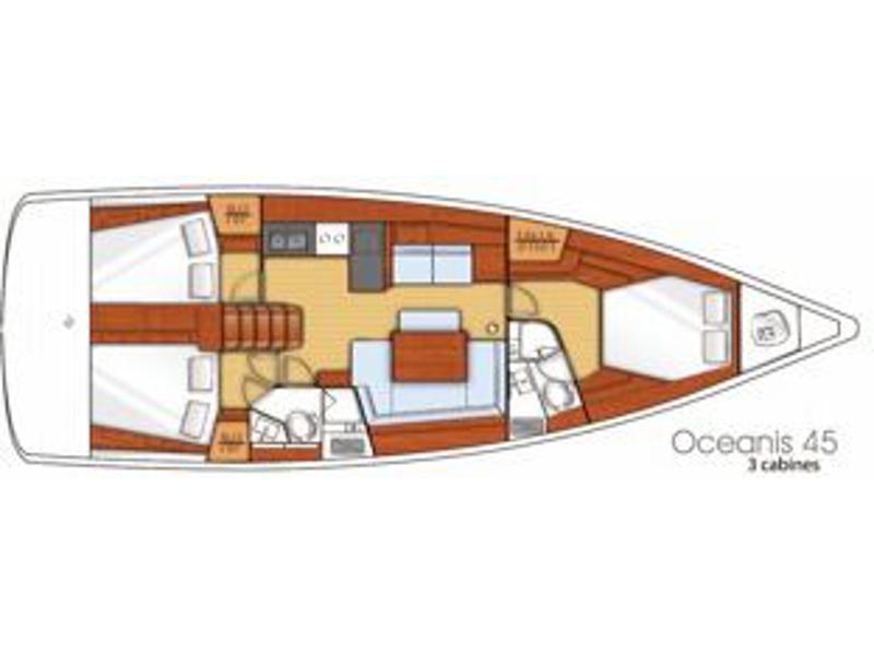Book yachts online - sailboat - Oceanis 45 - BARBARELLA - rent