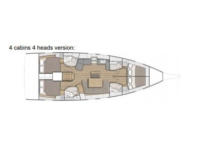 Book yachts online - sailboat - Oceanis 46.1 - SASOOL - rent