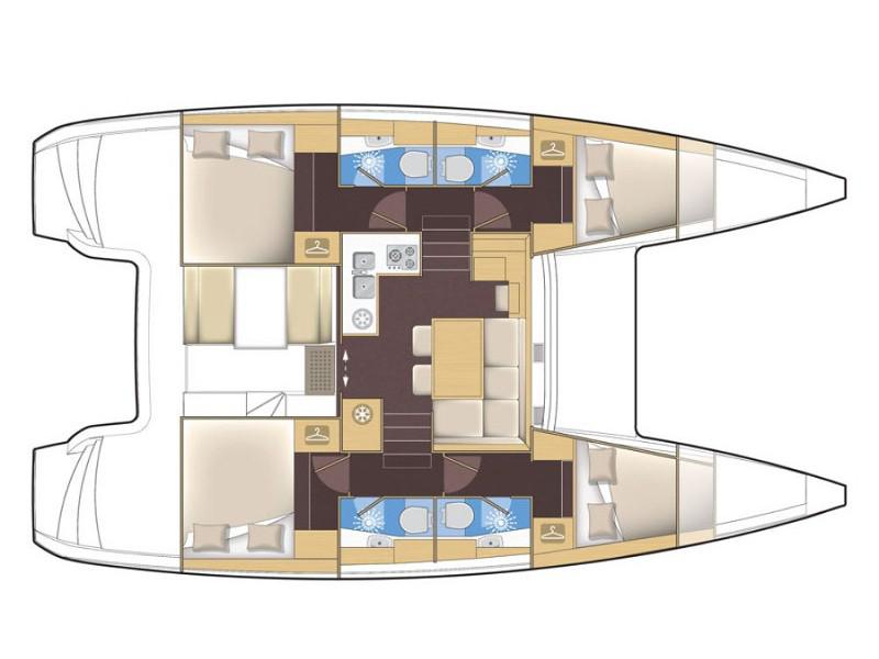 Book yachts online - catamaran - Lagoon 39 - LILLA V - rent