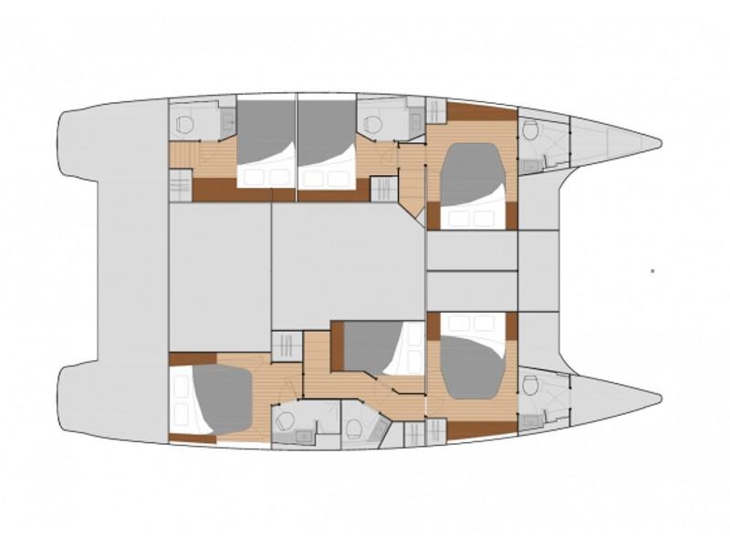 Book yachts online - catamaran - Saba 50 Quintet (6+2) - POCO LOCO - rent