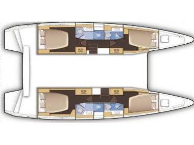 Book yachts online - catamaran - Lagoon 42 - EASY COURSE - rent