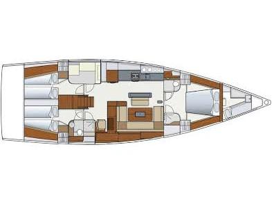 Book yachts online - sailboat - Hanse 575 - VIDAR - rent