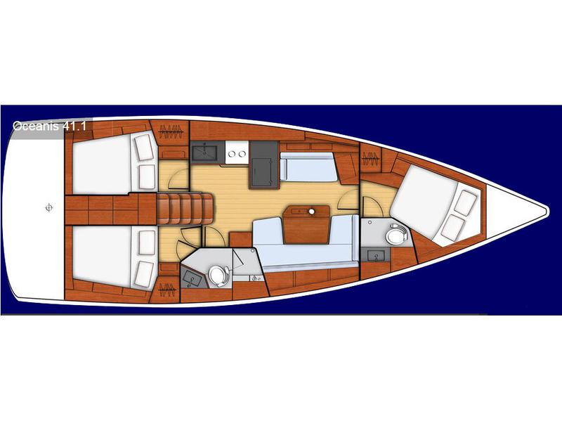 Book yachts online - sailboat - Oceanis 41.1 - KOSTIS - rent