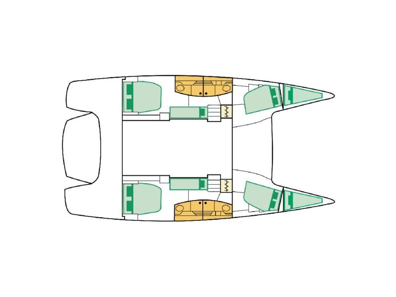 Book yachts online - catamaran - Salina 48 - Melina - rent